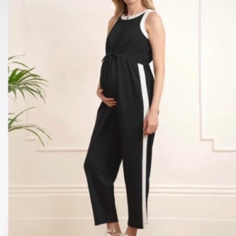 NWT Seraphine Maternity & Nursing Herbie sporty jumpsuit size US 16